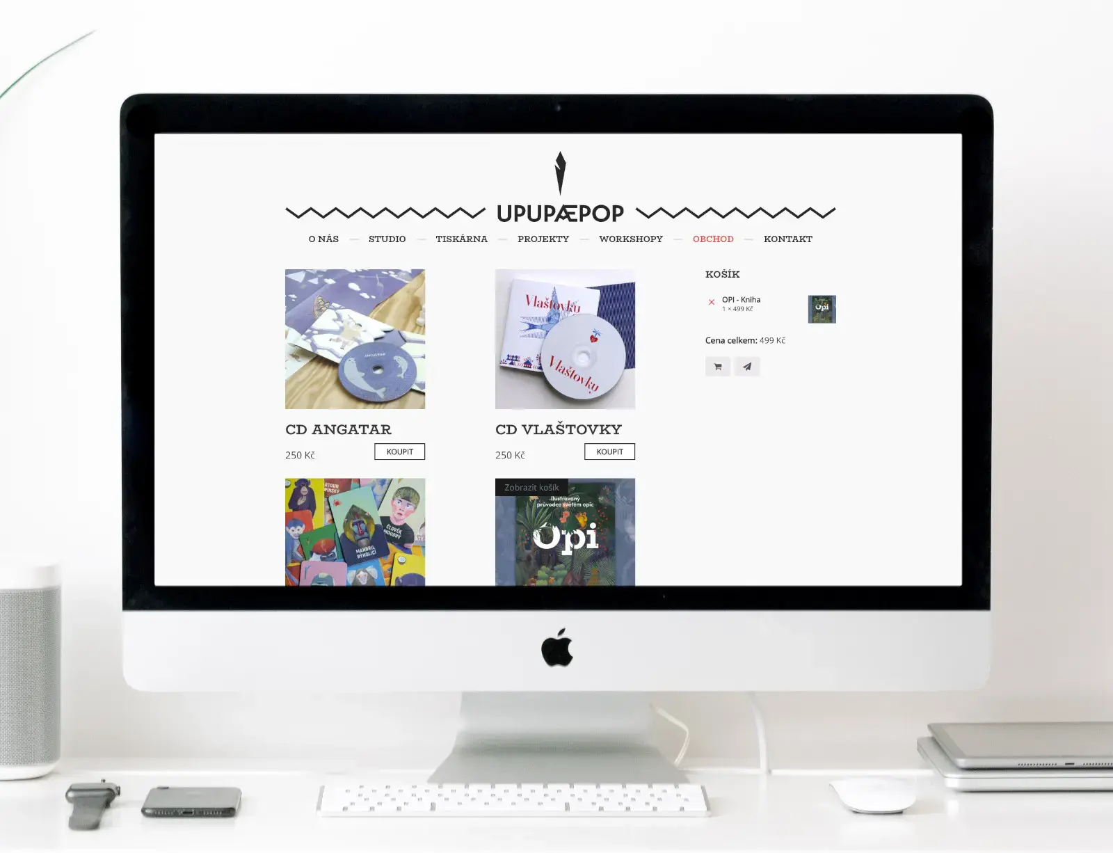 E-shop webu Upupaepop